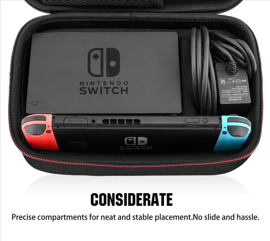 Large Size Hard Shell Eva Video Game Consoles Shoulder Case For Nintendo Switch And Accessories